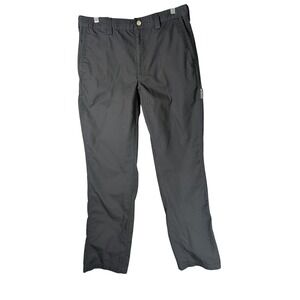 Lands End Delta Uniform Pants Mens 32 Blue Ripstop Straight Leg Workwear